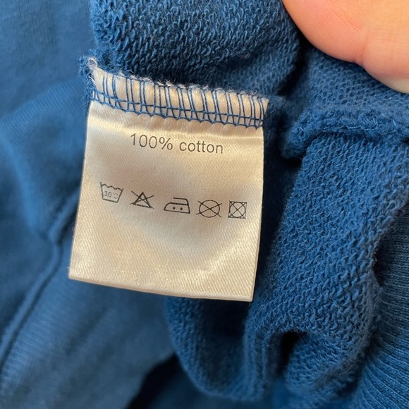 Fancy Homebody Matching Set - Blue Sweatshirt & Shorts (Size M) - Picture 2 of 11